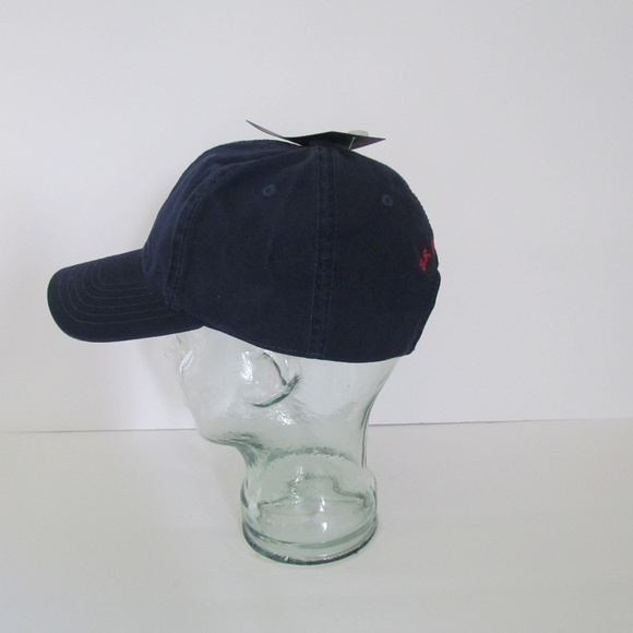 US POLO ASSN. Women's Navy Adjustable Strap Red Logo Baseball Hat - NWT - Picture 5 of 5